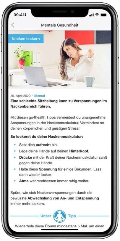 go4health App Blogartikel